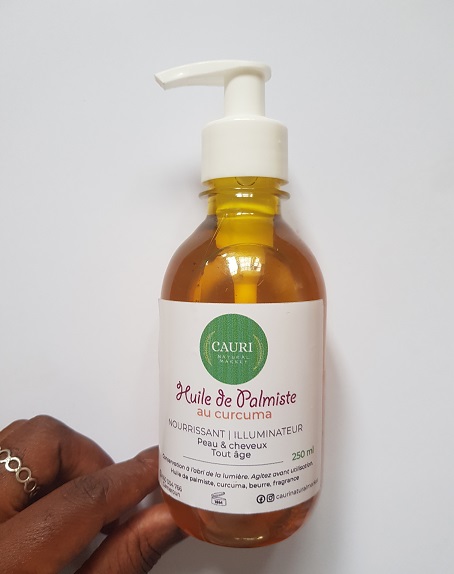Huile de palmiste au curcuma 250ml